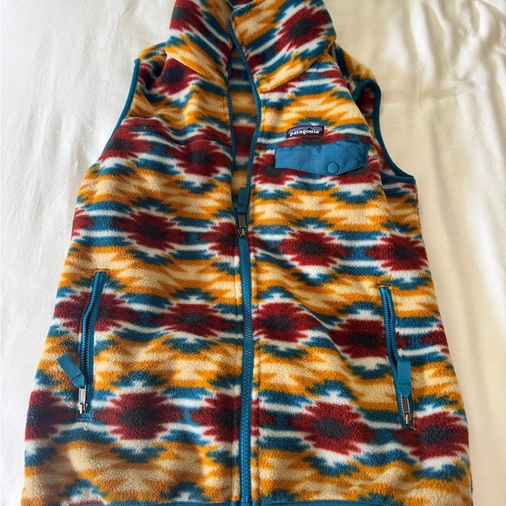 Women’s Patagonia Synchilla Multicolor Fleece Vest - XS